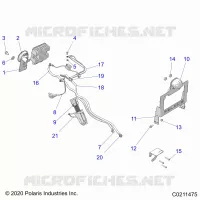 ELECTRICA, HORN AND LICENSE PLATE BRACKET