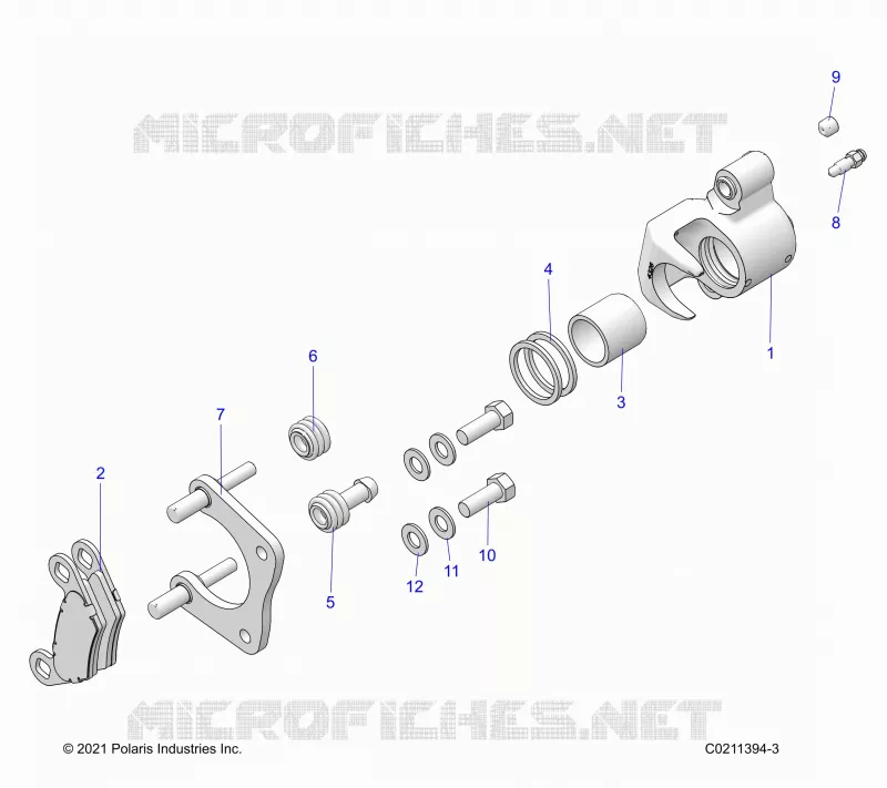 BRAKES, PINZA TRASERA