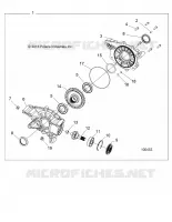 TREN, REAR GEARCASE INTERNALS