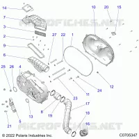 TREN, CLUTCH COVER AND DUCTING
