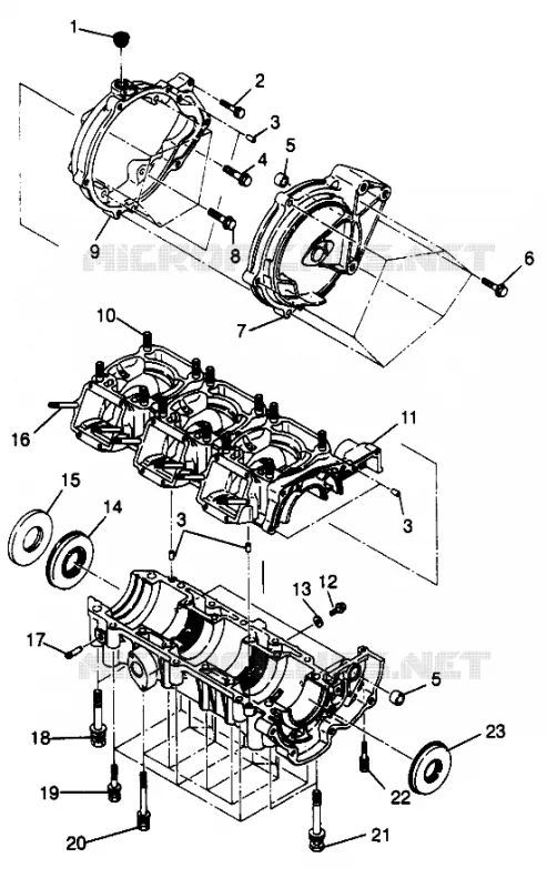 CAJA DEL CIGÜEÑAL ASSEMBLY SLT 780 B964588 and  Intl. SLT 780 I964588 (4935683568B014)