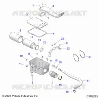 ENGINE, TOMA DE AIRE SYSTEM