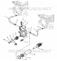 Bomba de aceite WIDETRAK GT 0942061 (49261126110035)