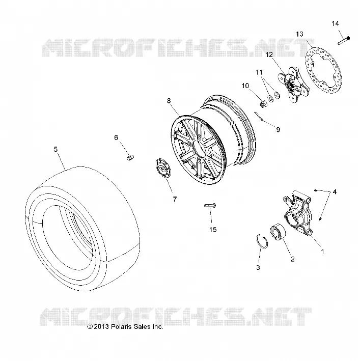 RUEDAS, REAR AND HUB