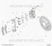 BRAKES, PINZA FRENO DELANTERA
