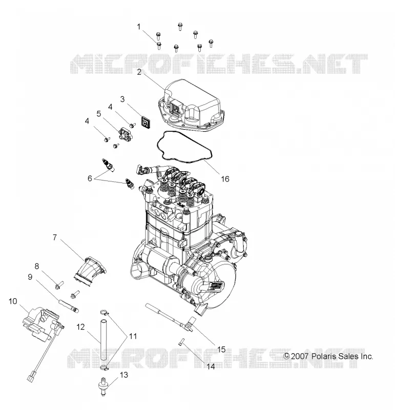 MOTOR, MONTAJE DEL CUERPO DEL ACELERADOR
