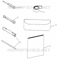 KIT DE HERRAMIENTA 600 XC 0971776 and EUROPEAN 600 XC E971776 (4937933793D002)