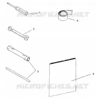 KIT DE HERRAMIENTA LITE 0963433, EURO LITE E963433 and LITE DELUXE 0963431 (4931663166C003)