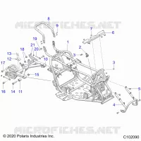 CHASSIS, BASTIDOR ASM AND SWINGARM
