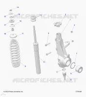 SUSPENSION, PUNTAL DELANTERO