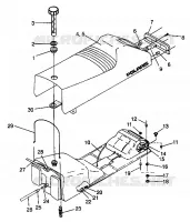 ASIENTO Y tanque de gas ASAMBLEA Storm 0940782 and Storm SKS 0940582 (4925032503002A)