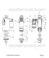 SUSPENSION, CHOQUE FRONTAL TRACK
