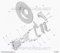 BRAKES, PINZA TRASERA