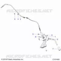 FRENO DE MANO BRAKE HANDLE
