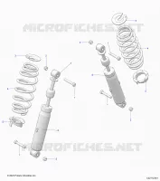 SUSPENSION TRASERA SHOCK AND MOUNTING