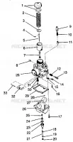 CARBURADOR XLT 0940767, XLT SP 0940667   XLT SKS 0940567 (4925022502038A)