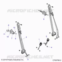 ASIENTO BELT MOUNTING