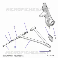 SUSPENSION, A-ARM AND PUNTAL MOUNTING