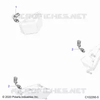 ELECTRICA, HEADLIGHT HARNESS JUMPER- A22SEE57B1/B3/B5/B9 (C102295-5)