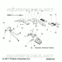 ENGINE, VALVOLA ESCAPE ASM.