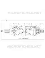 TREN, REAR HALF SHAFT