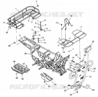 PARACHOQUES / TRANSPORTIN MOUNTING SPORTSMAN 400L W97AC38C (4939673967A007)