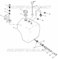 TANQUE DE ACEITE HURRICANE B964466 and Intl. HURRICANE I964466 (4935733573A012)