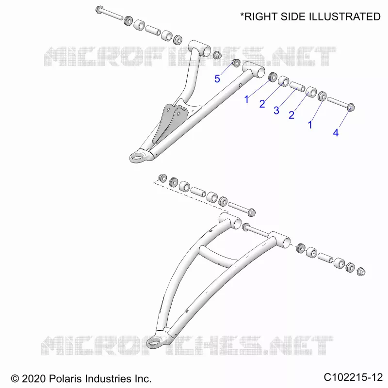 SUSPENSIÃ“N DELANTERA A-ARM, MOUNTING