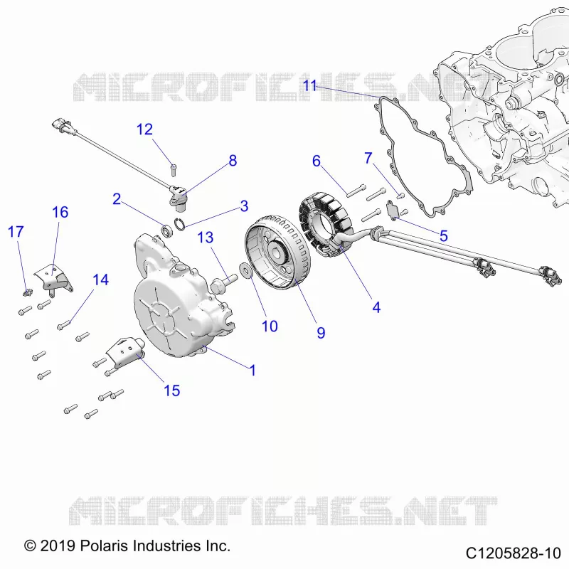ENGINE, STATOR AND FLYRUEDA