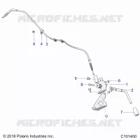 FRENO DE MANO BRAKE HANDLE