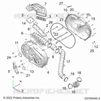 TREN, CLUTCH COVER AND DUCTING