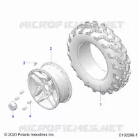 RUEDAS, FRONT TIRE