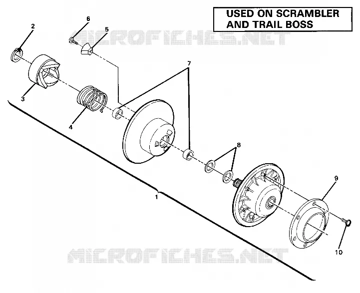 ACCIONADO DE EMBRAGUE ASSEMBLY. (4910981098036A)