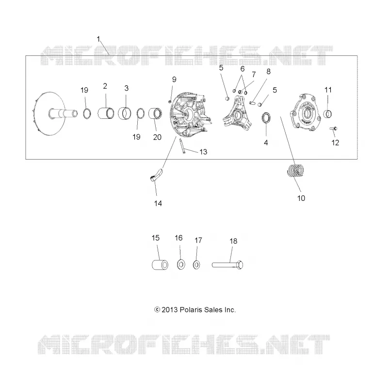 TREN, PRIMARY CLUTCH