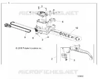FRENO FRONTAL BRAKE LEVER AND MASTER CYLINDER