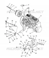 MONTAJE DEL MOTOR XLT/0930767,XLT SP/0930667    XLT SKS/0930567 (4923012301028A)