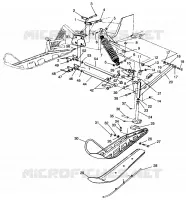 SUSPENSIÓN DELANTERA AND ESQUÍ XLT RMK 0960956, XLT SKS 0960556 AND EUROPEAN XLT (4931813181B001)