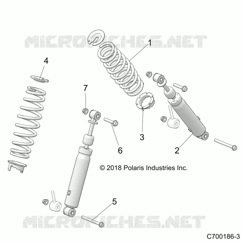 SUSPENSION, CHOQUE FRONTAL MOUNTING