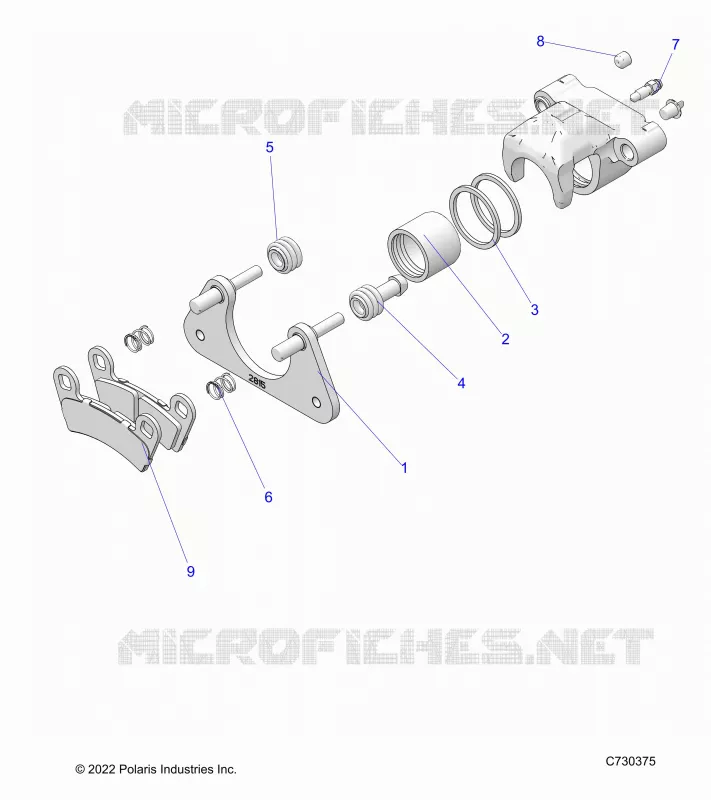 BRAKES,PINZA TRASERA