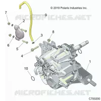 TREN, FRONT GEARCASE INTERNALS