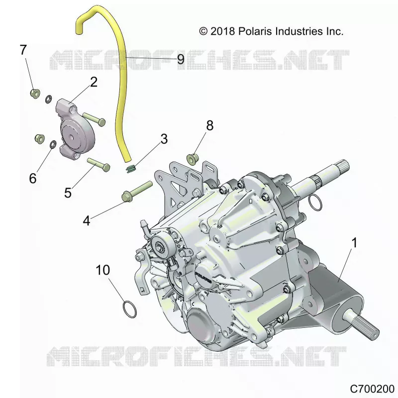 TREN, FRONT GEARCASE INTERNALS