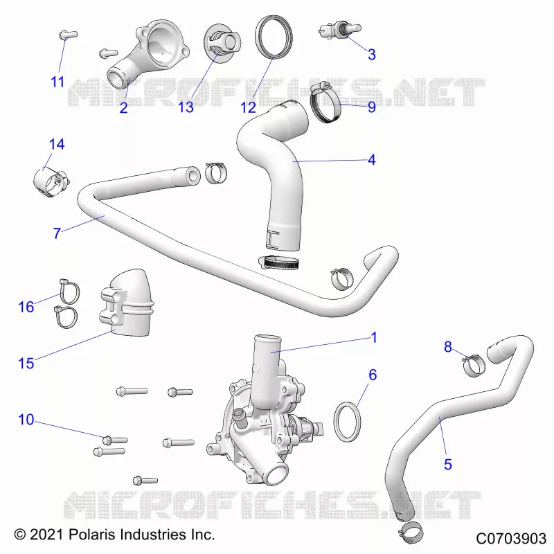 MOTOR, WATERPUMP AND BYPASS