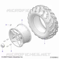 RUEDAS, REAR TIRE