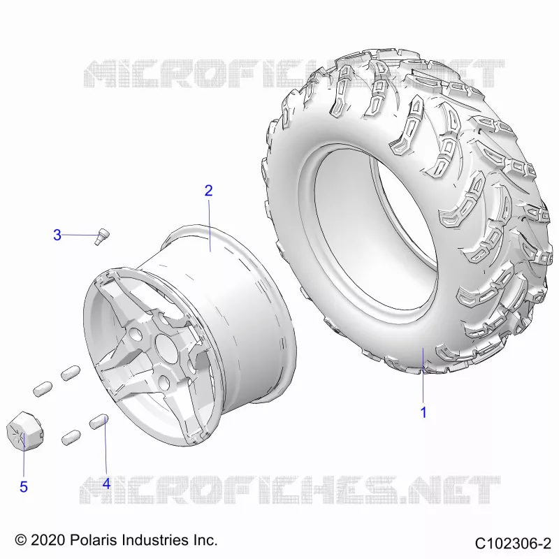 RUEDAS, REAR TIRE