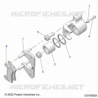 BRAKES, PINZA TRASERA