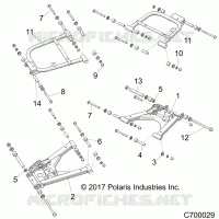 SUSPENSION TRASERA CONTROL ARMS