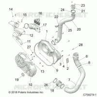 TREN, CLUTCH COVER AND DUCTING