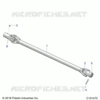 TREN, PROP SHAFT, FRONT