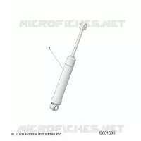 SUSPENSION, SHOCK TRASERO TRACK