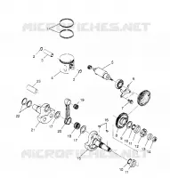 PISTÓN Y CIGÜEÑAL SCRAMBLER W957840 (4927252725C012)